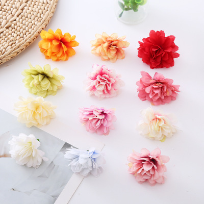 Simulated Rose Flower Head DIY Handmade Material Wedding De