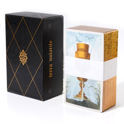 Terra Volatile high-quality silver hot stamping gift box, d