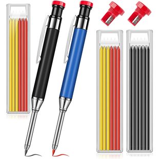 Metal deep hole woodworking pencil, deep hole marking pen,