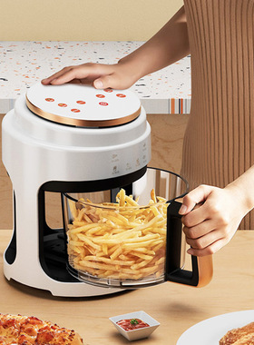 110V visualized air fryer, household large capacity 4L full