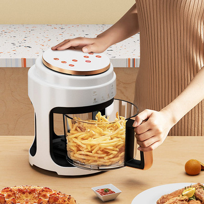 110V visualized air fryer, household large capacity 4L full