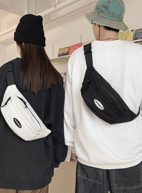 Mobile waist bag trendy brand men's chest bag Japanese ligh