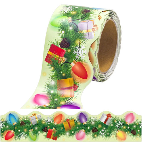 Roll Christmas room decoration blackboard bulletin board bo