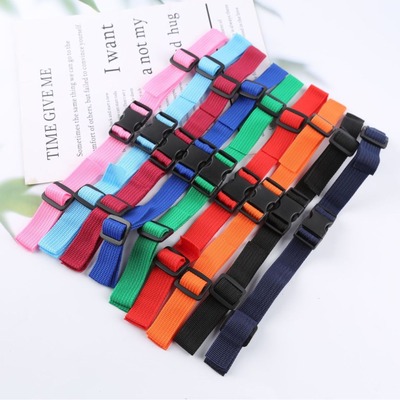 One line packing with luggage straps, travel suitcase strap