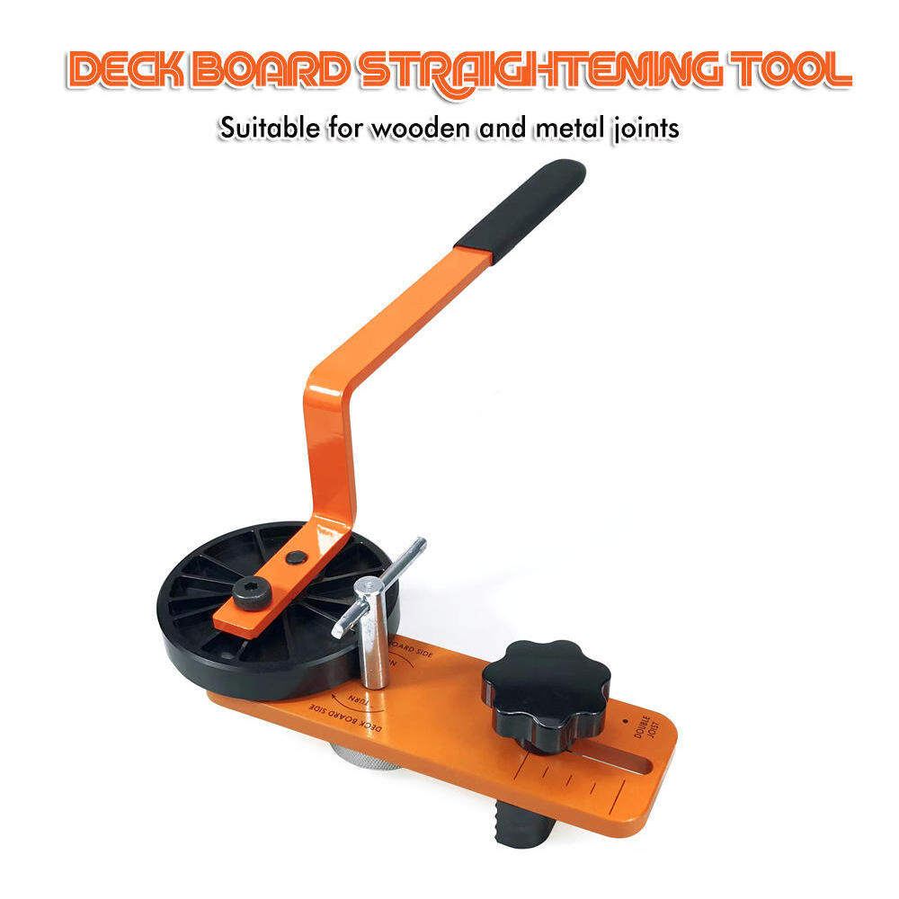 Deck bending bow straightening tool, plate bending machine,