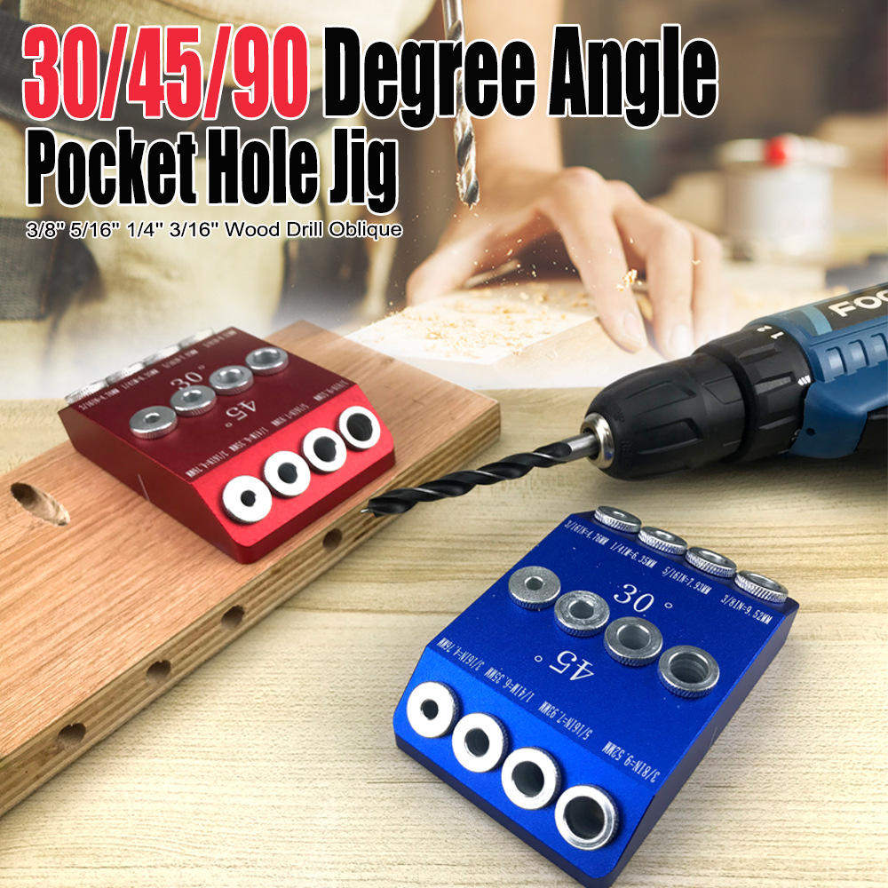 30/45/90 degree angle drilling locator aluminum alloy strai