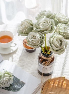 Ernest Rose Single Simulation Flower Home Decoration Handhe