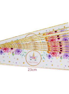 Unicorn Bottle Sticker Happy Birthday Party Decoration Mine