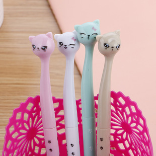 Creative Stationery Cute Tall Cat Neutral Pen Learning Stat