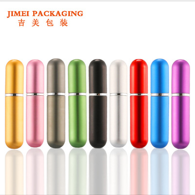5ml round head electrochemical aluminum perfume bottle mini