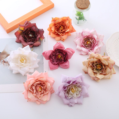 Simulated Rose Head Wedding Decoration Flower Head