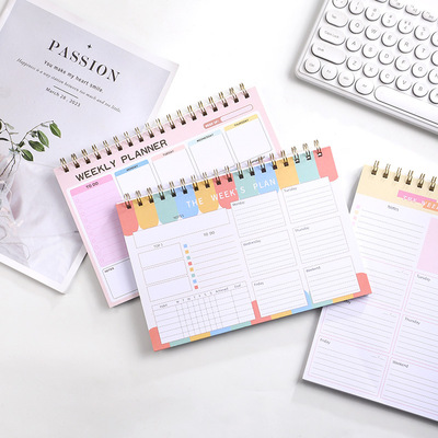 2025 Weekly Planner PP Surface Coil Notebook Notebook Custo
