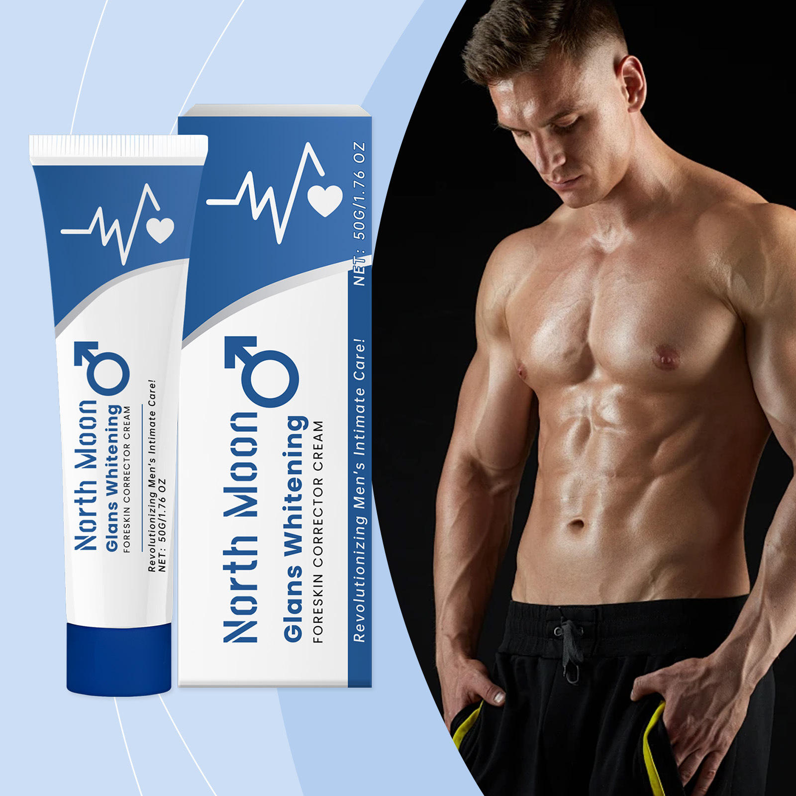 NORTH MOON Men's Care Cream gently nourishes and nourishes