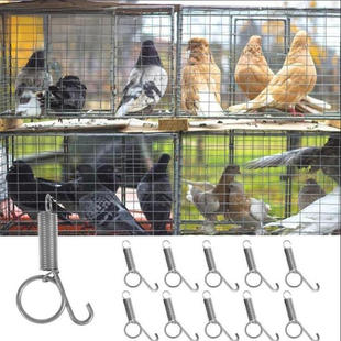 fixed clip spring Rabbit cage trough rabbit chicken feeding