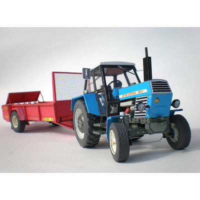 1: 32 Czech tractor paper model agricultural machinery manu
