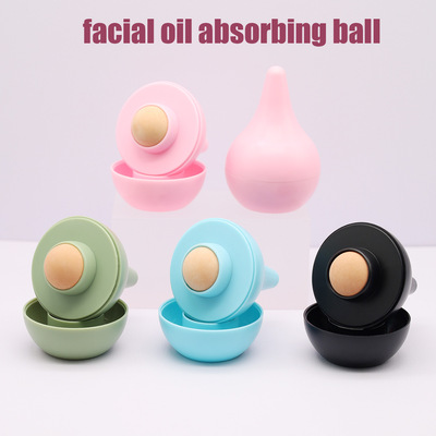 Magic oil absorbing ball facial degreaser volcanic stone oi