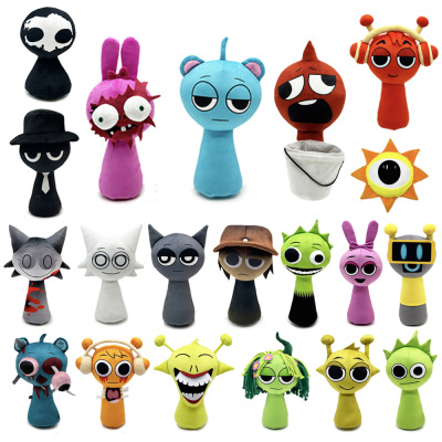 New product sprunki Wenda Plush rhythm box plush toy doll