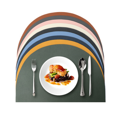 Wind Nordic dining mat, leather insulation mat, home waterp