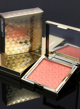 Maffick small gold block powder blusher is not easy to fly.