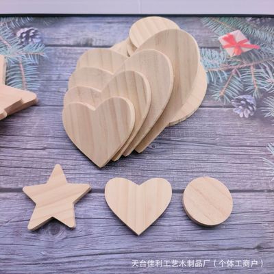 Pine coasters, circular wheels, wooden DIY handmade childre