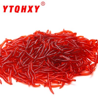 Luya bait simulation soft bait earthworm fake red worm 4 se