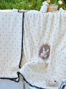 Korean A-class full cotton double-layer yarn summer blanket
