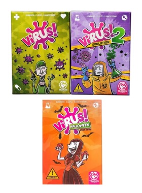 Version Virus Infection Card Parent Child Interactive Toy F