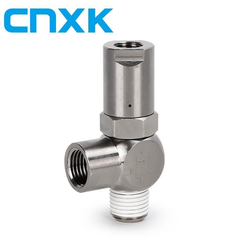 气动亚德客款空气诱导止回阀气动先导气控单向阀PCV06/08/10/15