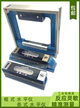 陕西诺顿框式条式水平仪100ST150工业级艾隆水平尺SK200高精度300