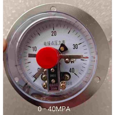 YXC100ZT  1.6/40/60mpa液压滤机磁助轴向电接点压力表杭州富阳