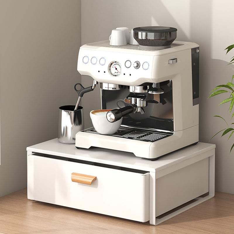 防尘杯子收纳置物架杯架水杯储物茶具咖啡机台面马克杯抽拉收纳盒