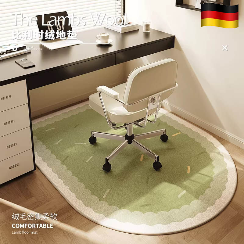 德国卧室电脑椅地垫儿童学习椅子地毯书房转椅下地板保护脚垫拱形