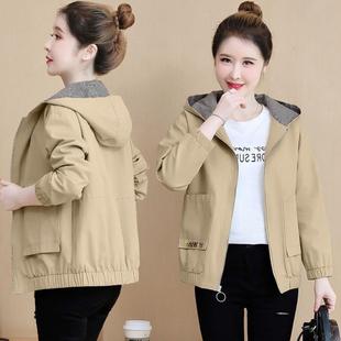 外套女春秋2023年新款女装气质小个子爆款上衣休闲早初秋短款风衣
