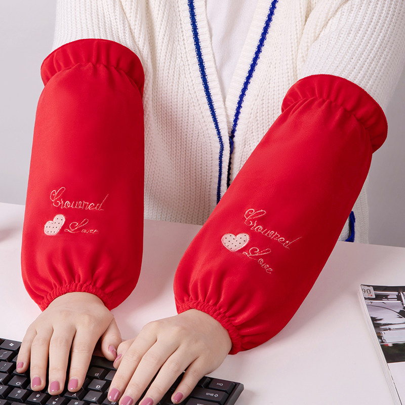 1/2/3双-高档袖套秋冬