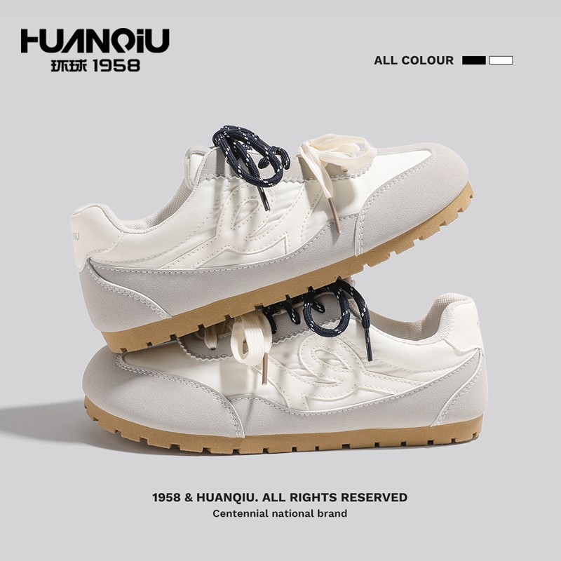 环球板鞋女款德训鞋透气软底