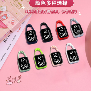 夜光小表中小学生成人通用挂饰配件小表触摸防水高颜值LED挂件表