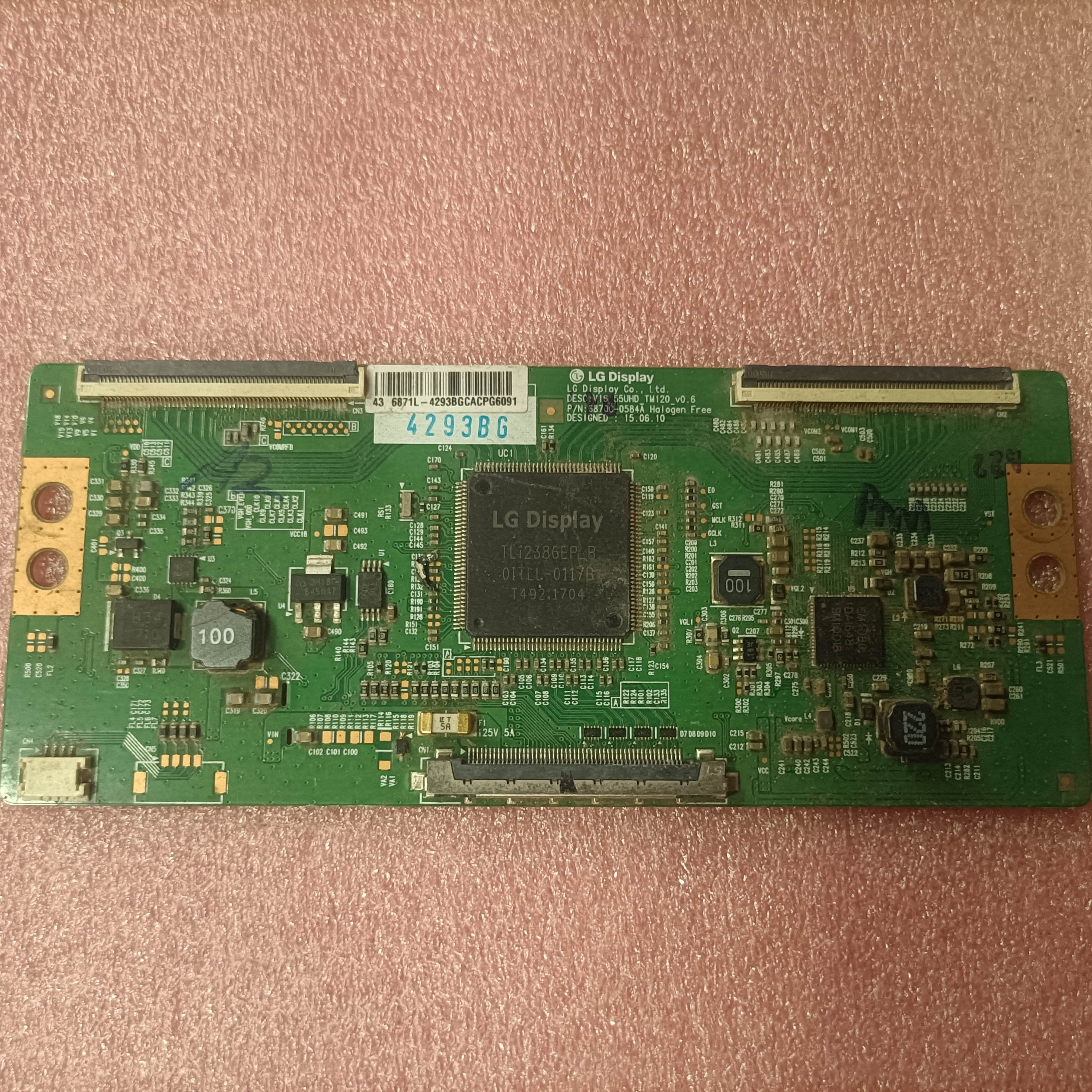 原装49U3C创维43E6000 55V5海信LED49K300U逻辑板6870C-0584A测好