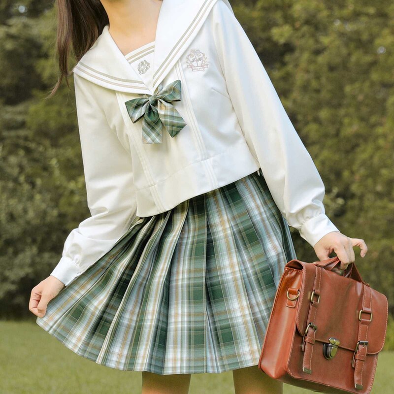 禾野原创森女部落正版JK制服格裙百褶裙学生高腰半身裙2022新款属于什么档次？