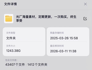 1200G光厂VJ师（剪辑师）AE模板/视频素材（度盘发货）