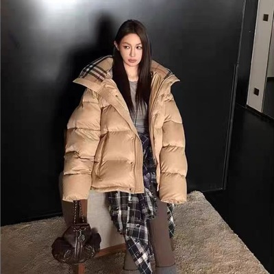 实拍2025冬季新款羽绒棉服女短款小个子加厚保暖棉衣外套面包服潮