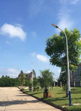 新农村单臂双路照灯杆LED市路灯电6米户外臂防水市政道路GBA明高