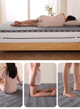 7W软床垫垫加硬薄椰棕硬垫软床加改硬腰495突护腰护脊椎棕板叠变