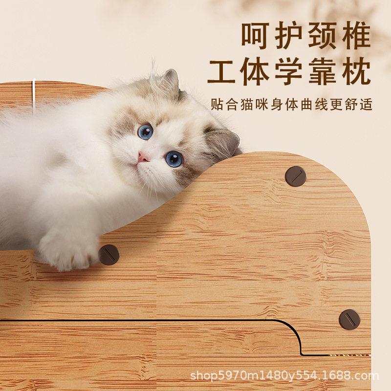 猫窝猫抓爪板木质立式沙瓦楞纸猫屋掉不屑猫咪CFX215玩具发宠物用