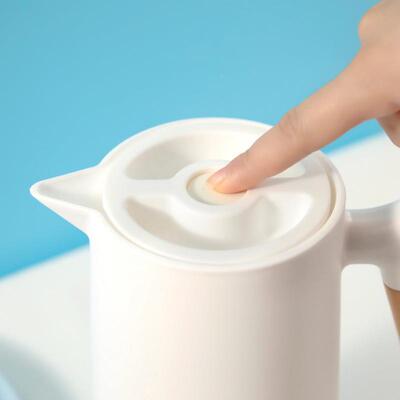 欧式家保无品牌/温壶尚木手柄咖啡壶用时1.0居L热水家瓶商务礼品