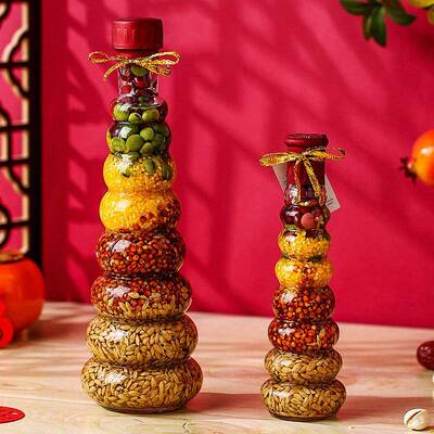 乔迁件之丰喜5142饰五谷登客厅酒柜摆新居礼品装入宅搬家仪式布置