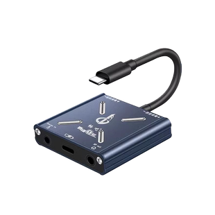 畅吧直播一号电脑声卡转换器适配苹果17promax安卓手机唱歌充电