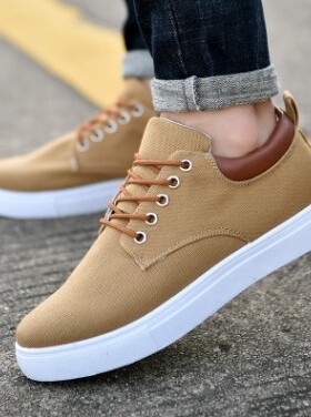 korean Breathable men's casual canvas sport shoes sneake