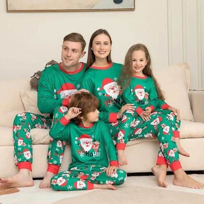 christmas Pajamas clothes family Matching Men Nightwear