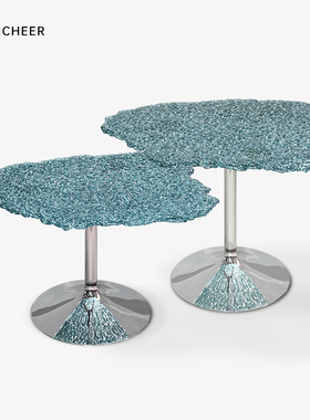 Edra云朵茶几设计师家具极简艺术边几意式轻奢异形高低茶几组合