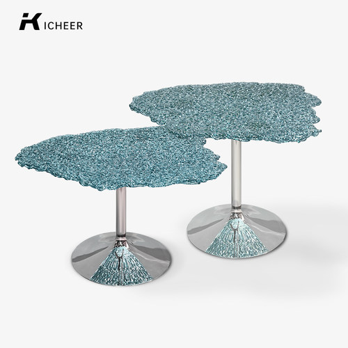 Edra云朵茶几设计师家具极简艺术边几意式轻奢异形高低茶几组合